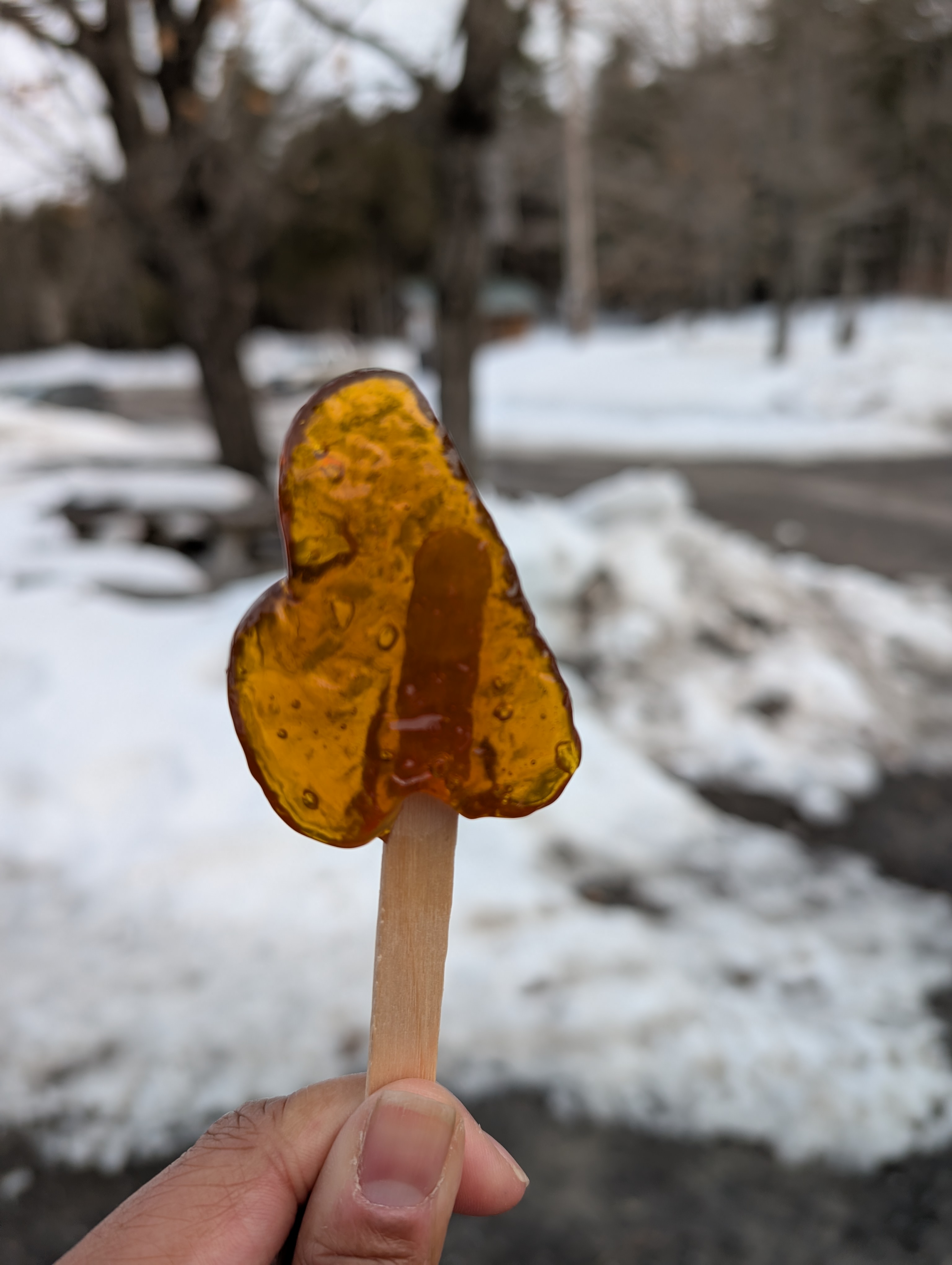 Maple taffy