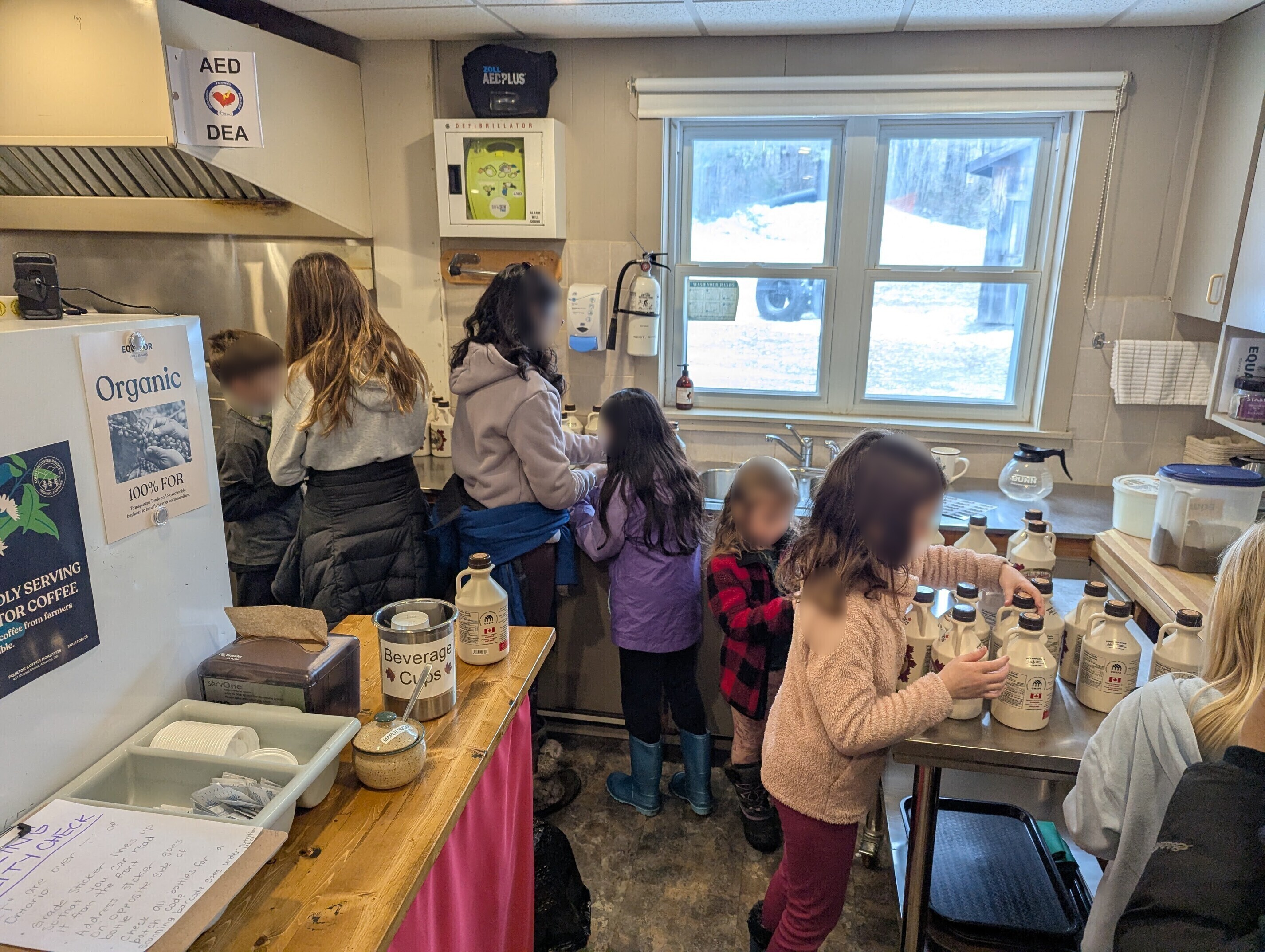 Learners working hard as a team