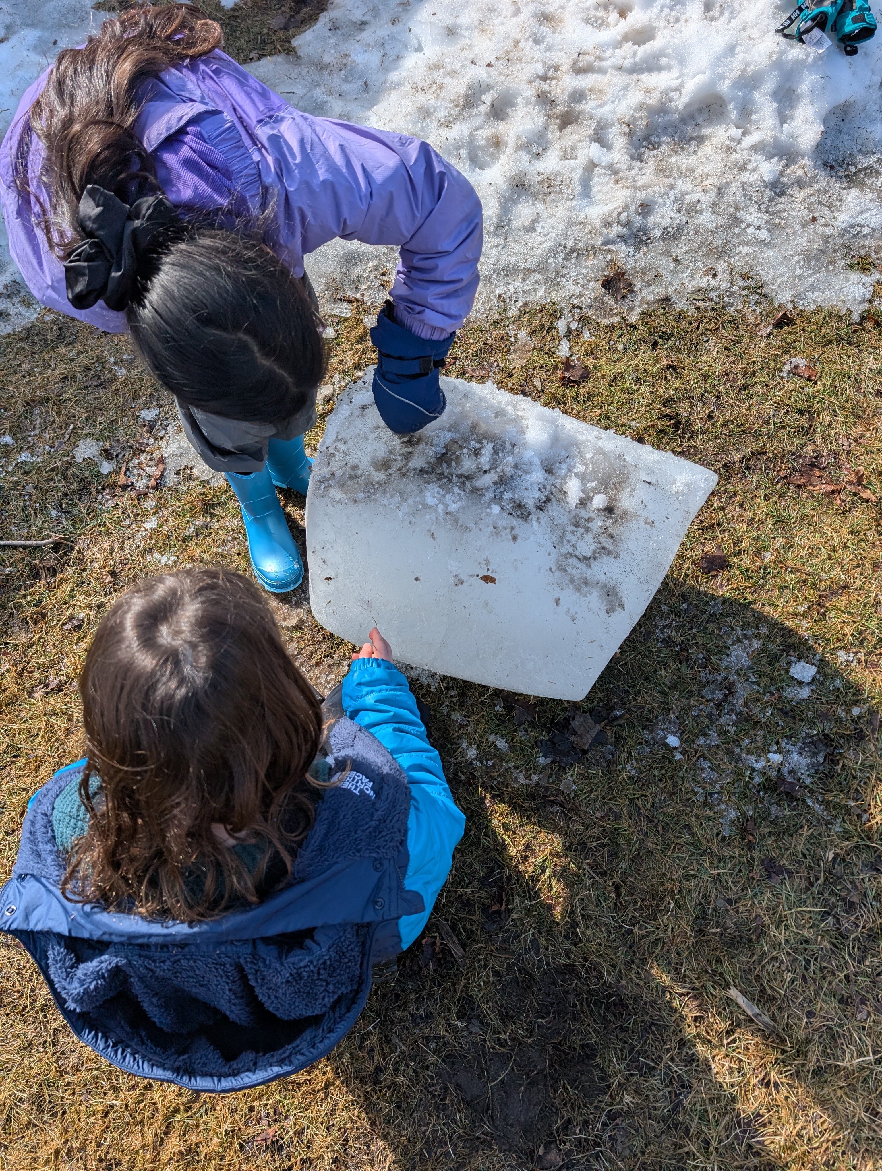 Children celebrating group work