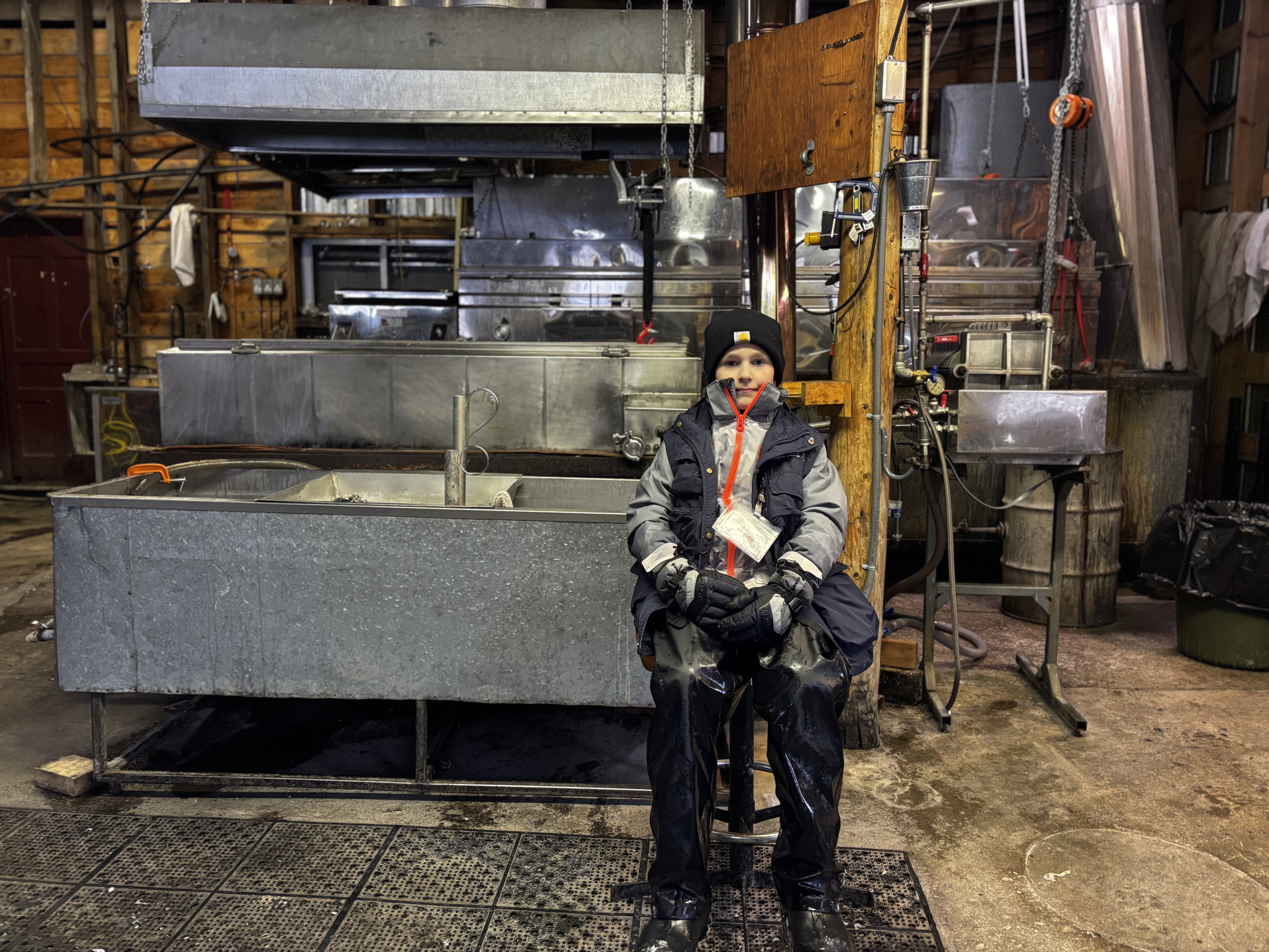 Junior tour guide ready to talk about Fulton's family history to visitors