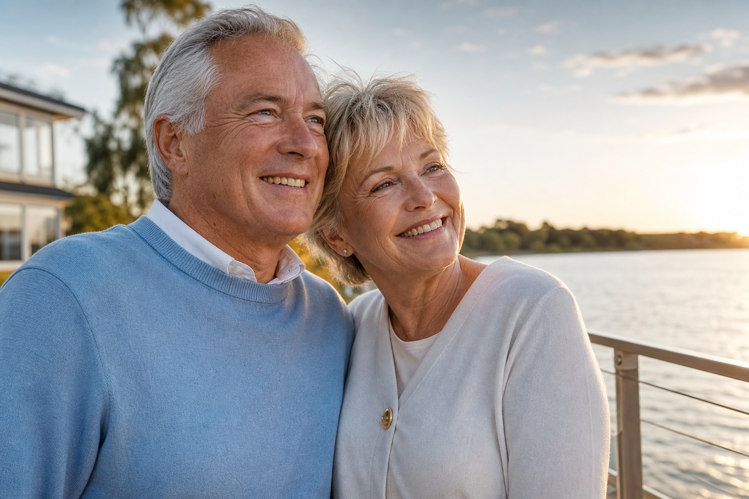 Happy couple enjoying retirement