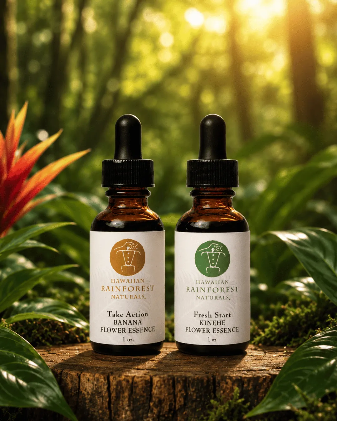 Morning combination flower essence bottle
