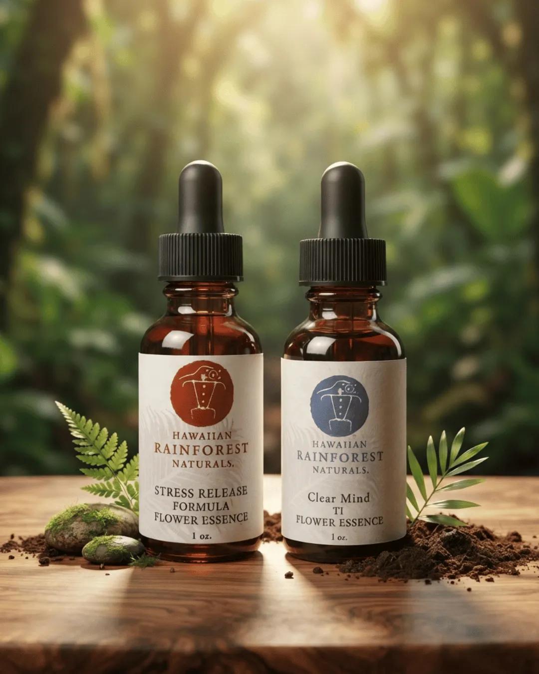 Stabilize combination flower essence bottle