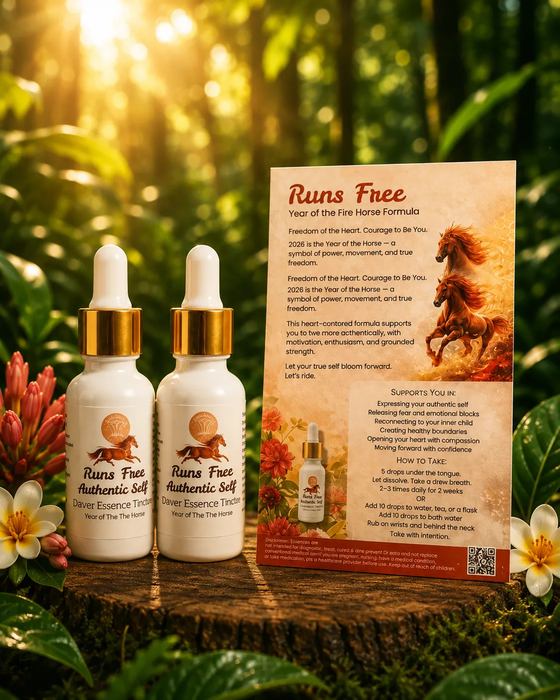 Runs Free Formula bottle — Hawaiian Rainforest Naturals