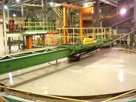 Processing facility interior