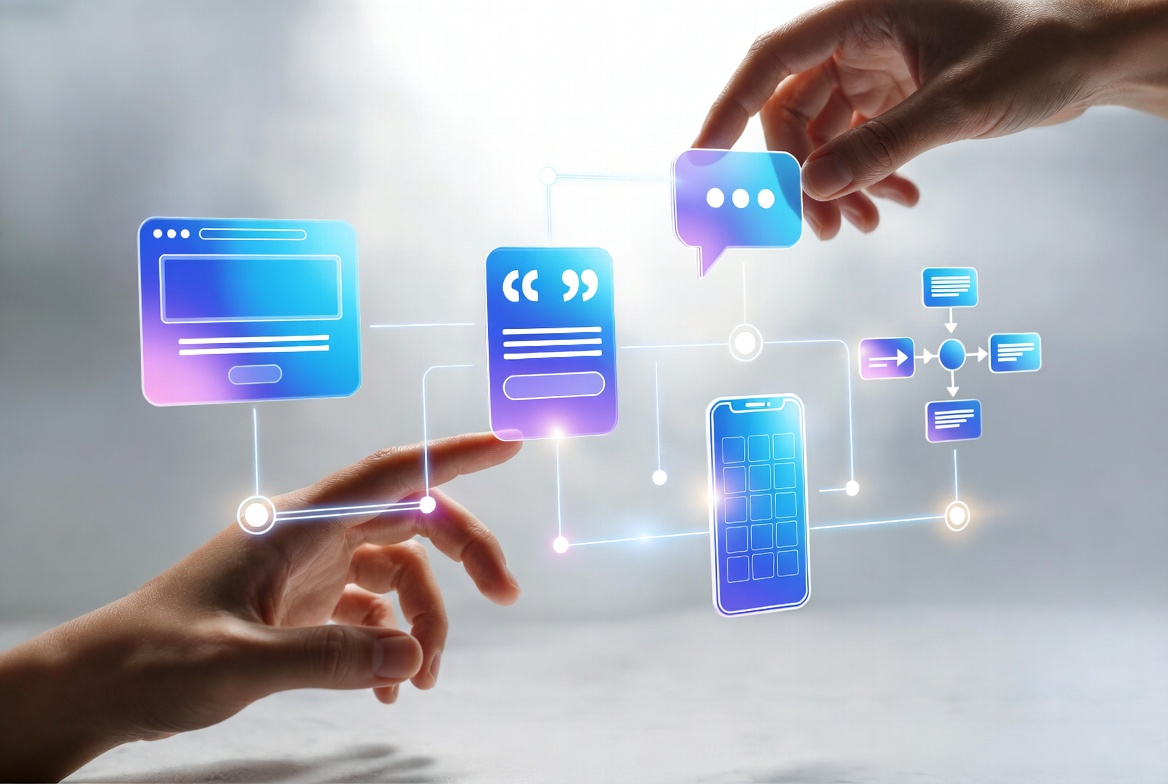 Thunder Bay AI image to represent connectivity and systems from humans to Artificial Intelligence Thunder Bay AI image to represent connectivity and systems from humans to Artificial Intelligence