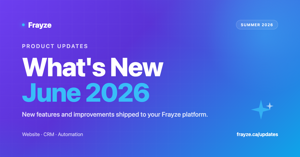 What's New at Frayze — June 2026