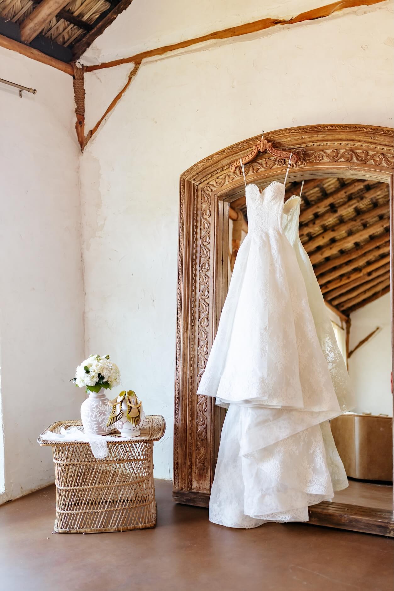 Bridal suite at Three Bells Mission