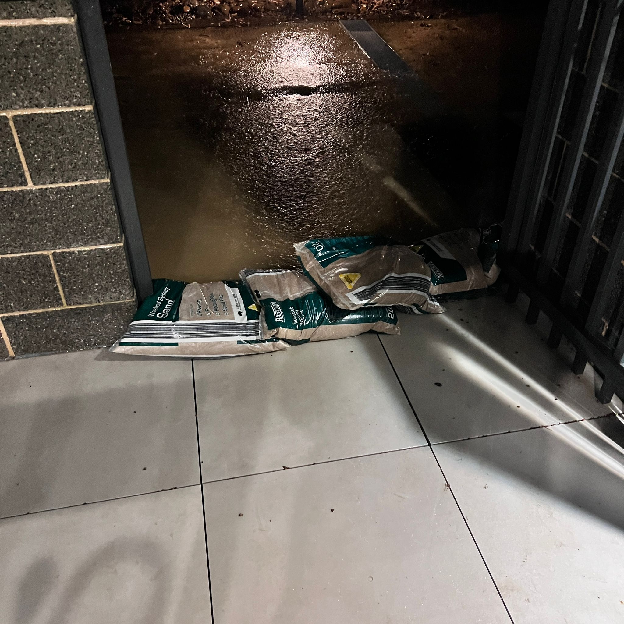 Water Ingress at Front Door – Flood Damage Heathcote NSW