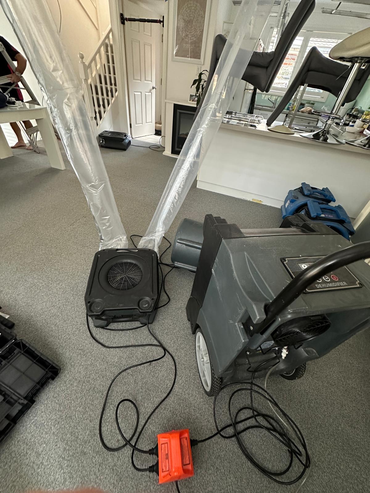 Ceiling Cavity Drying Setup – Water Damage Oyster Bay NSW
