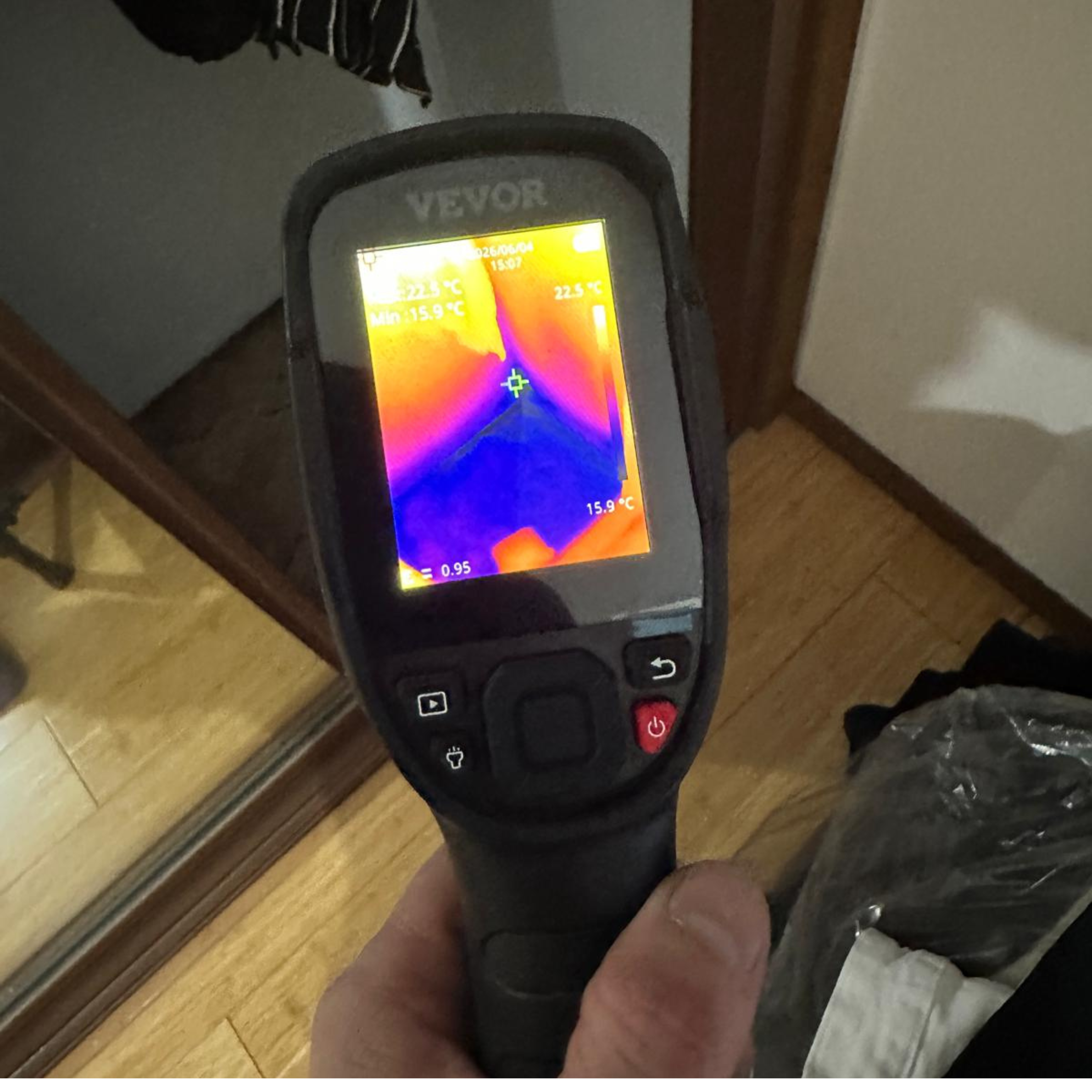 Structural drying equipment installed after burst pipe water damage in Fairfield home, drying ensuite, bedroom, walls and carpeted areas.