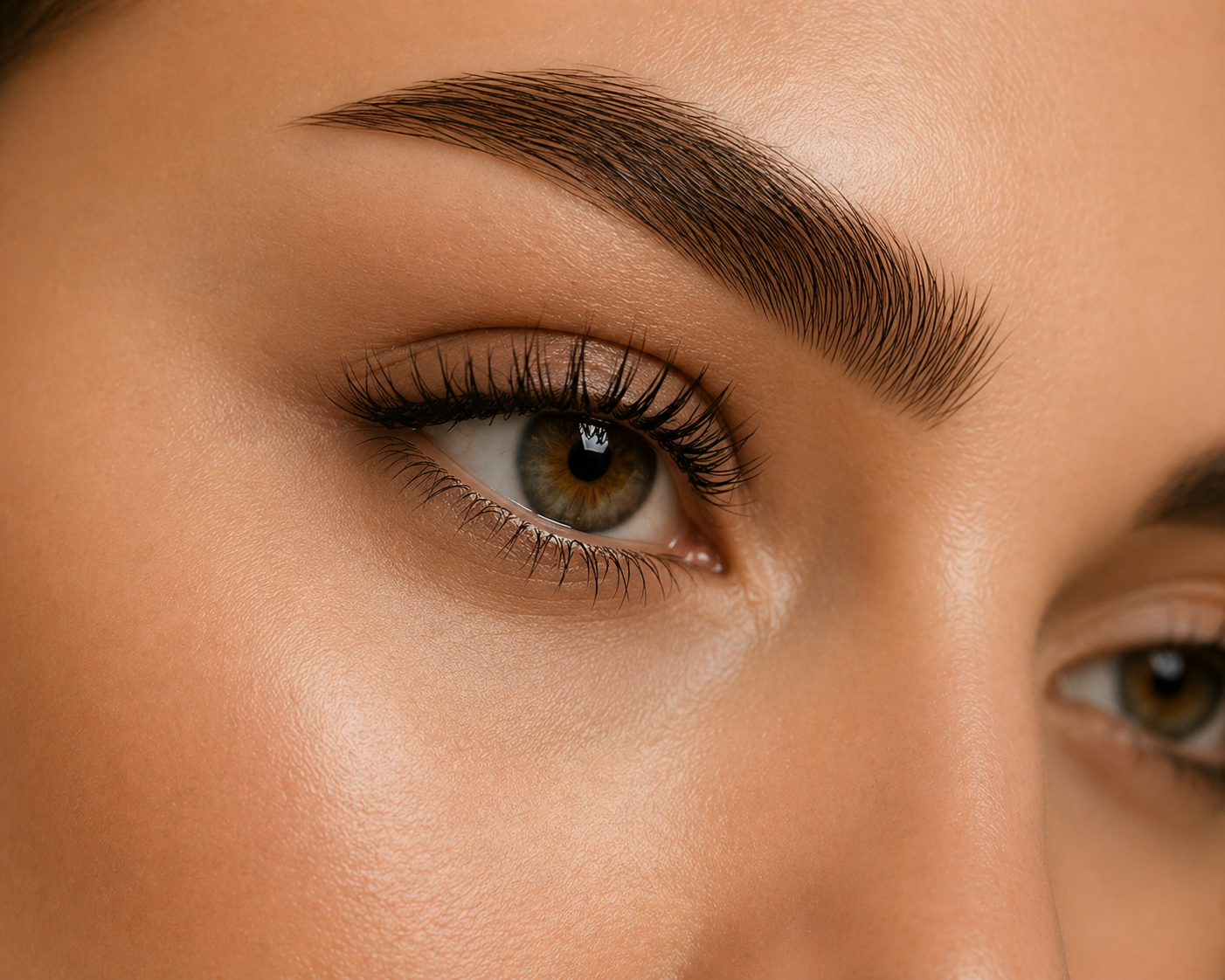 Lashes and brows &mdash; framing the face