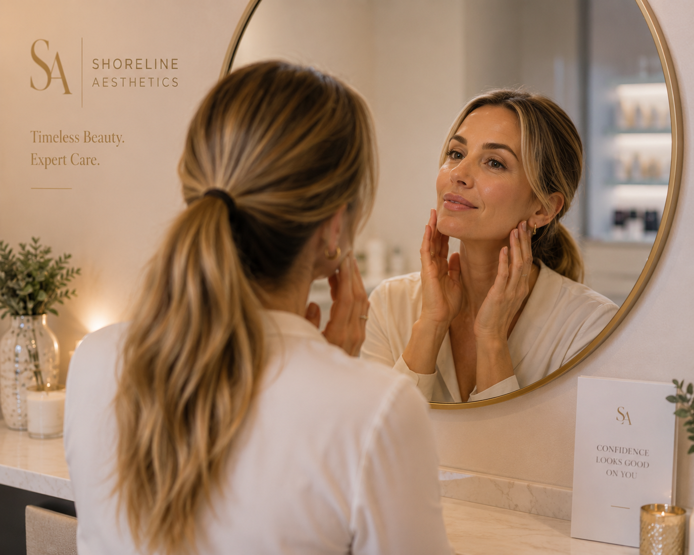 Before and after results at Shoreline Aesthetics