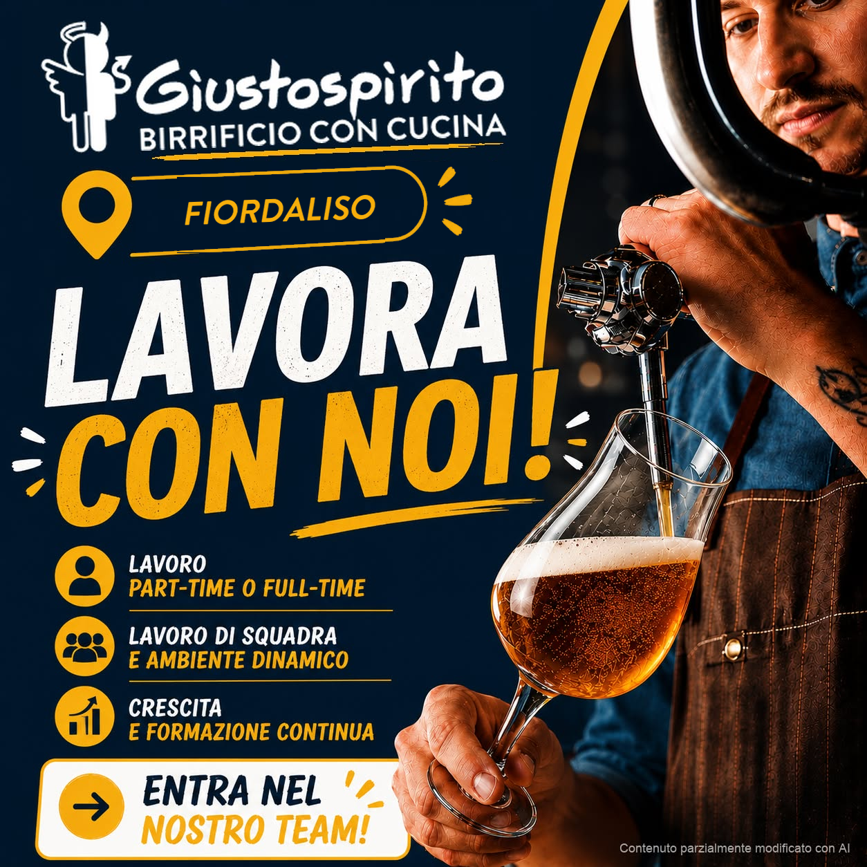 Giustospirito Milano - Lavora con noi: selezioniamo personale di sala, cucina e pizzeria