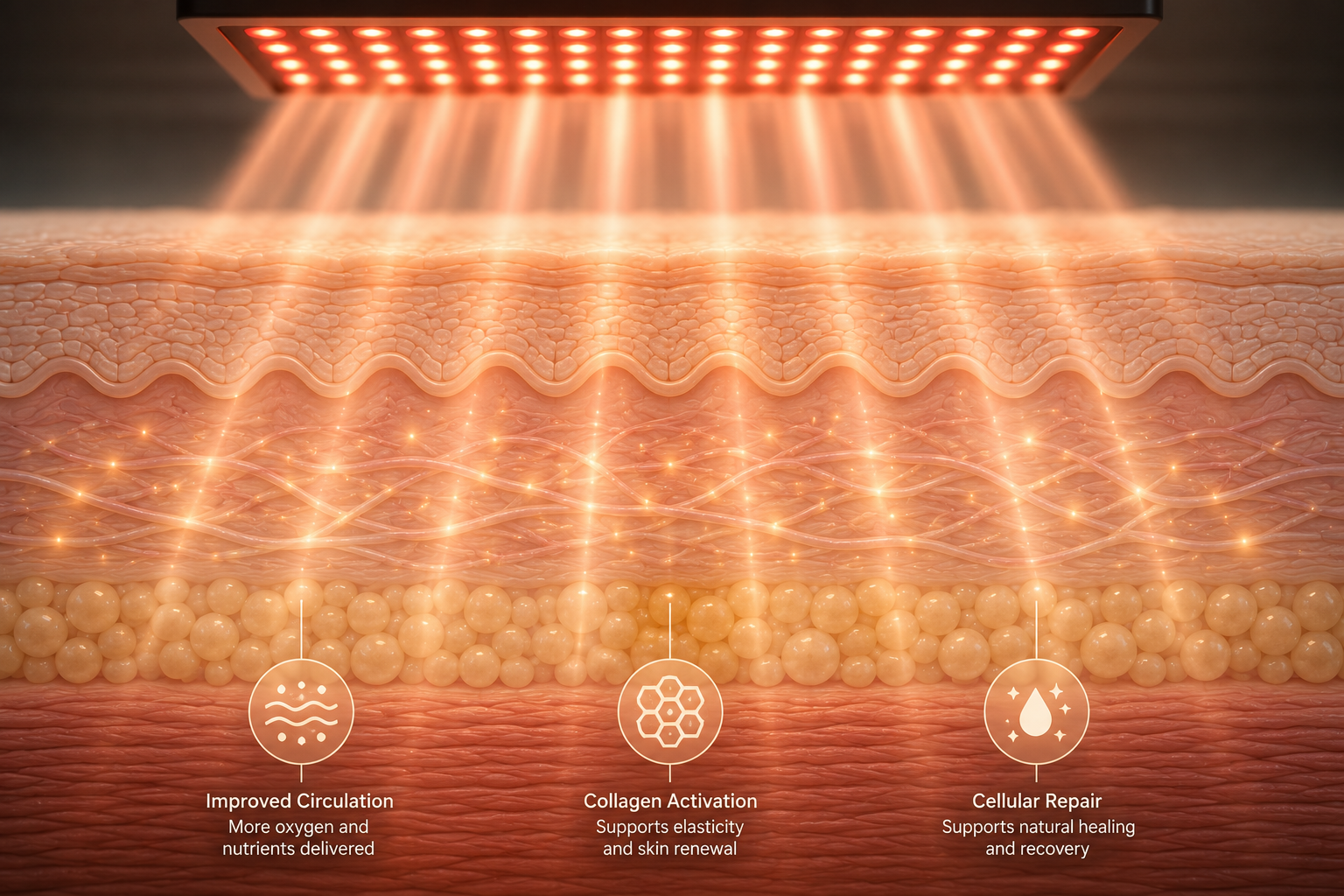 Far infrared heat signal