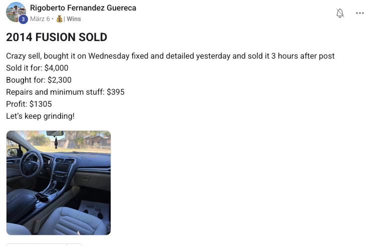 Student testimonial