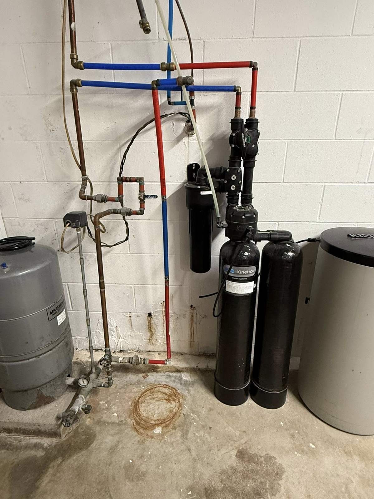 Whole-house water filtration and softener installed by Salty Dog Plumbing