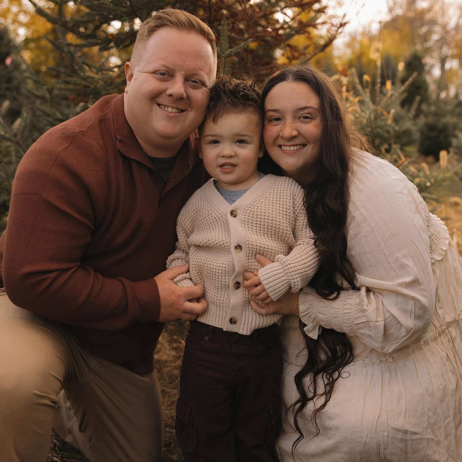 Erick Barkley, owner of Salty Dog Plumbing, with his family
