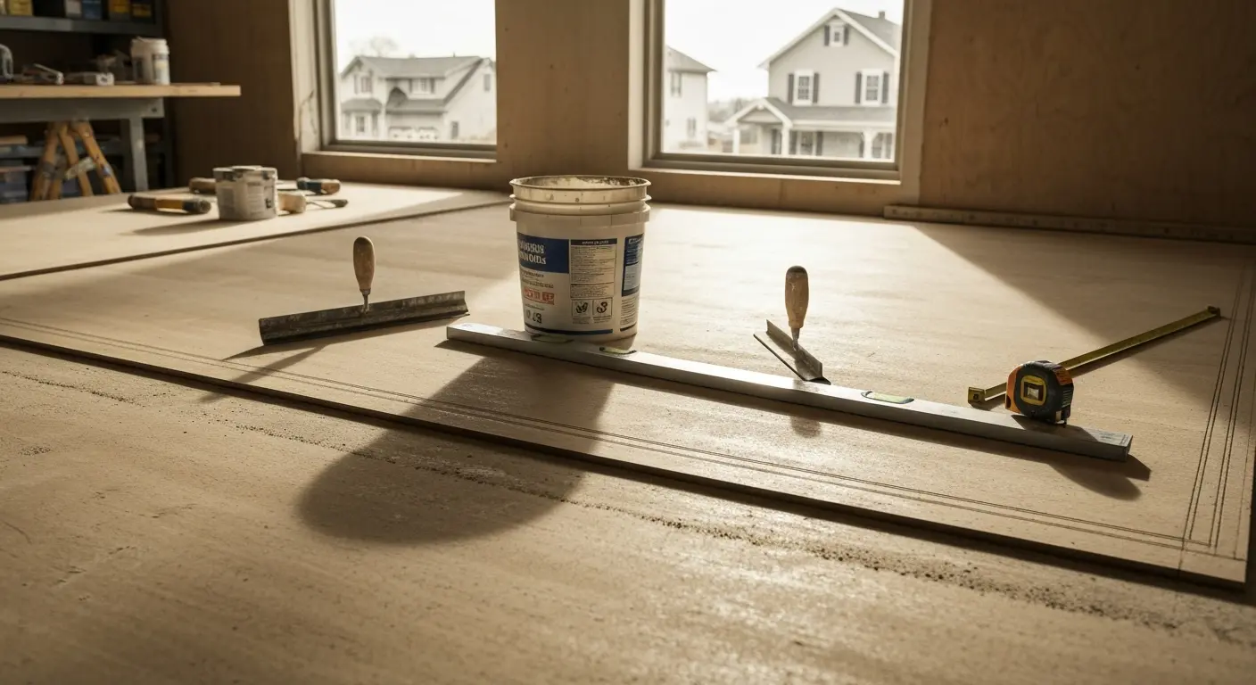 Subfloor leveling