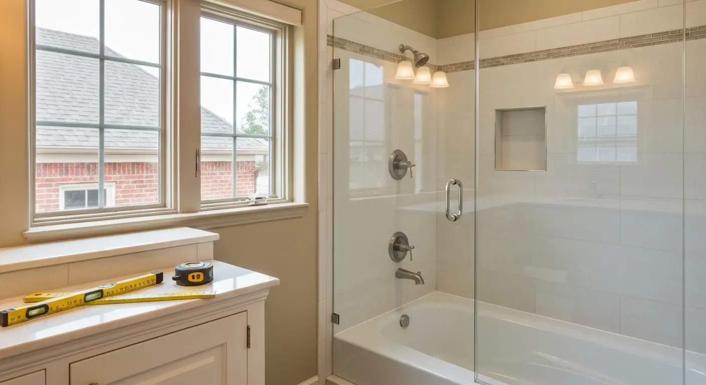 Shower and tub installation