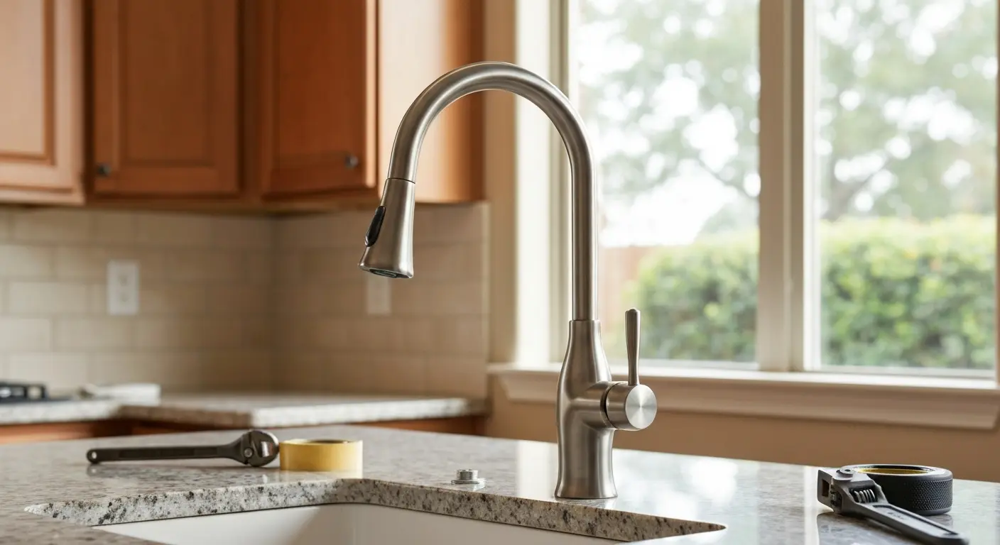 Faucet installation