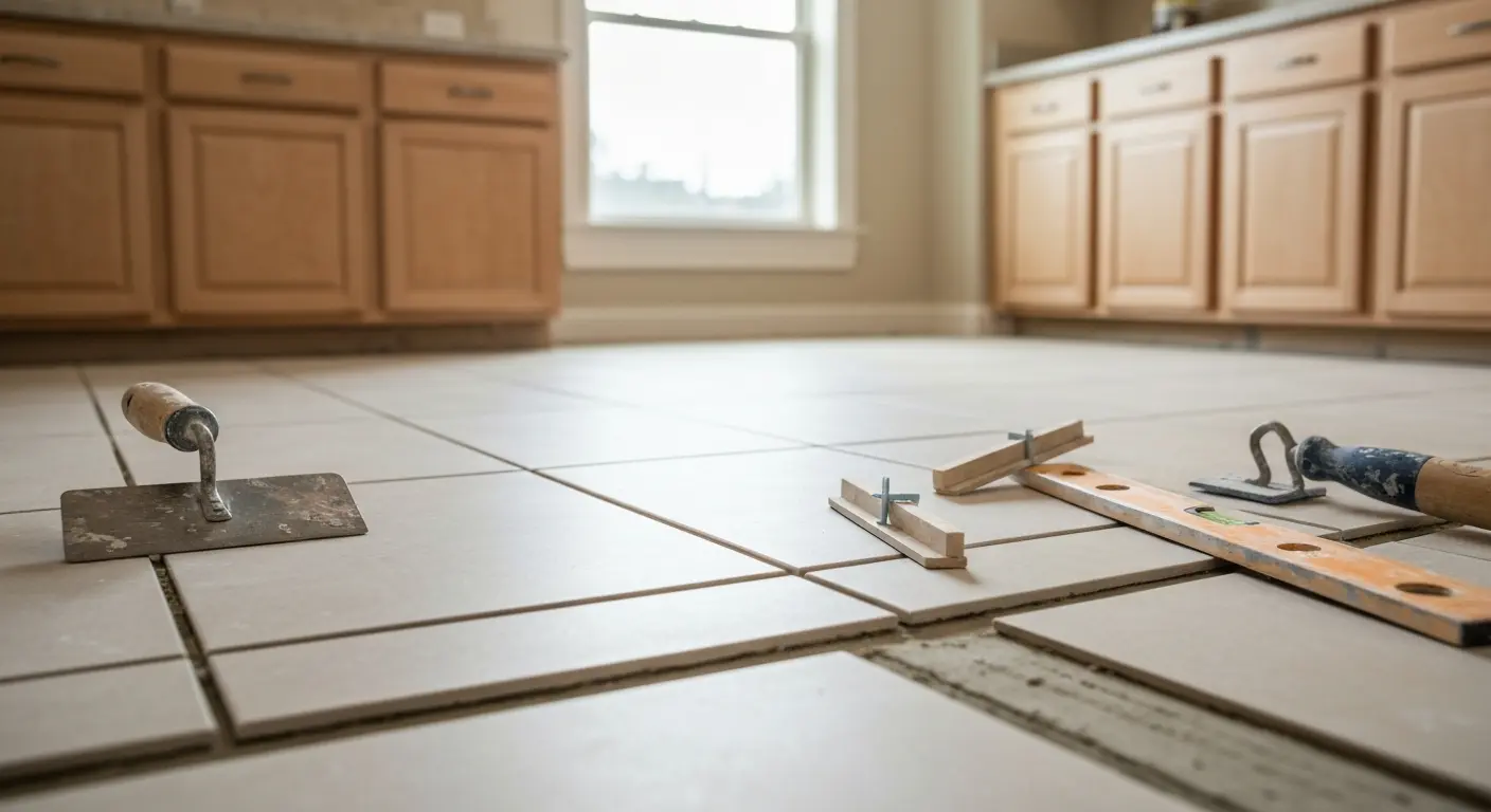 Tile flooring project