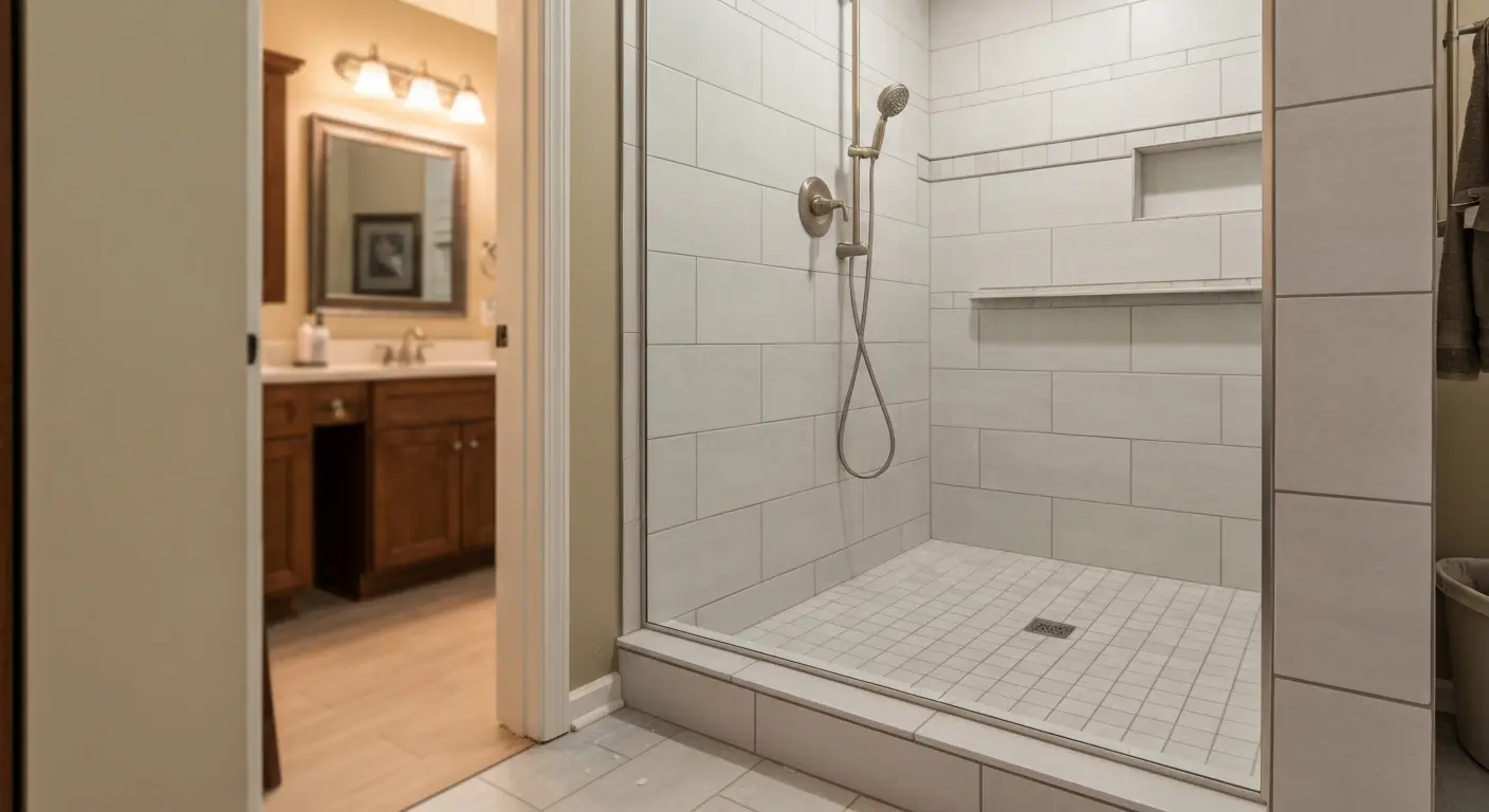 Walk-in shower conversion