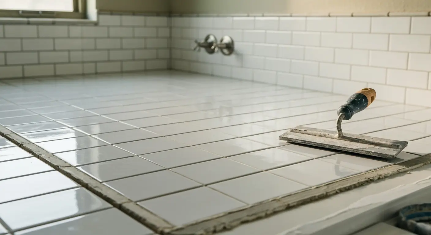 Bathroom tile and waterproofing