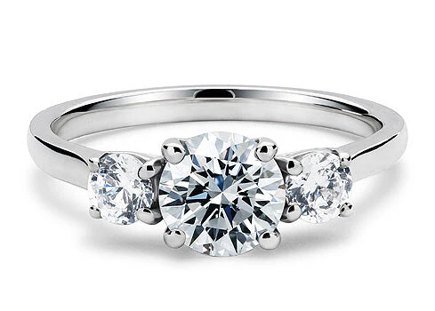 Trilogy engagement ring