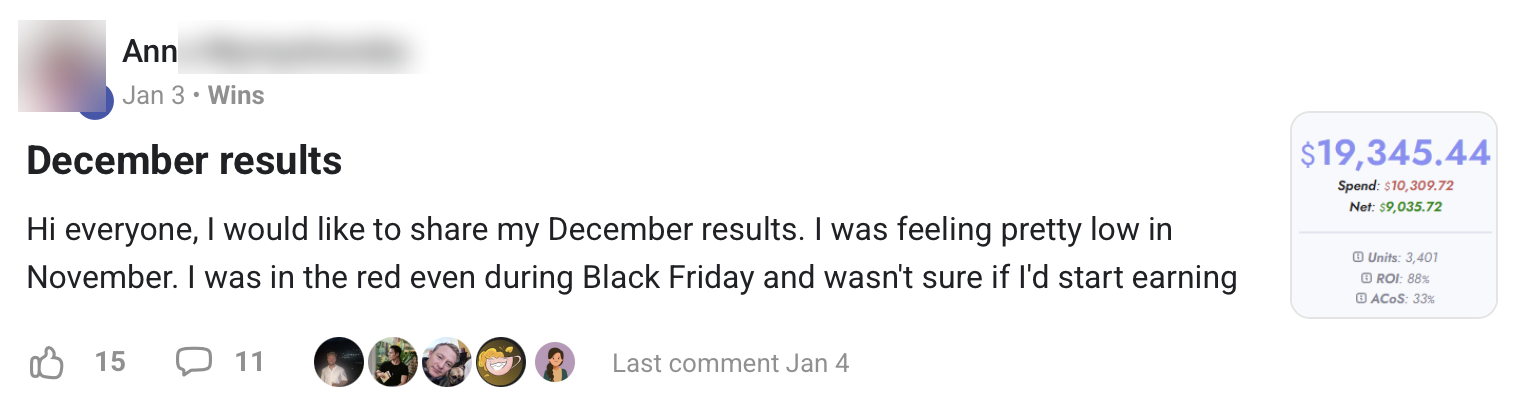 Anna's results