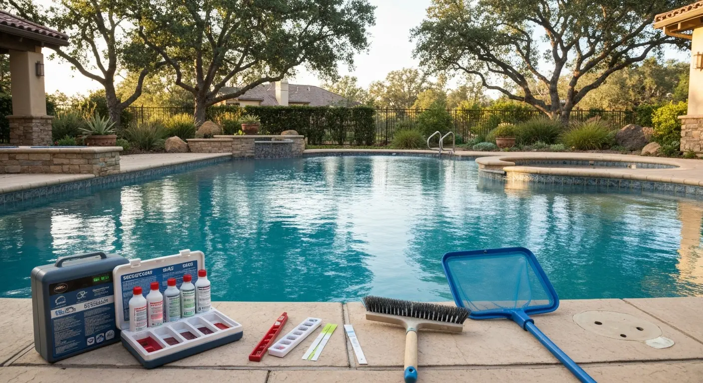 Seasonal pool maintenance