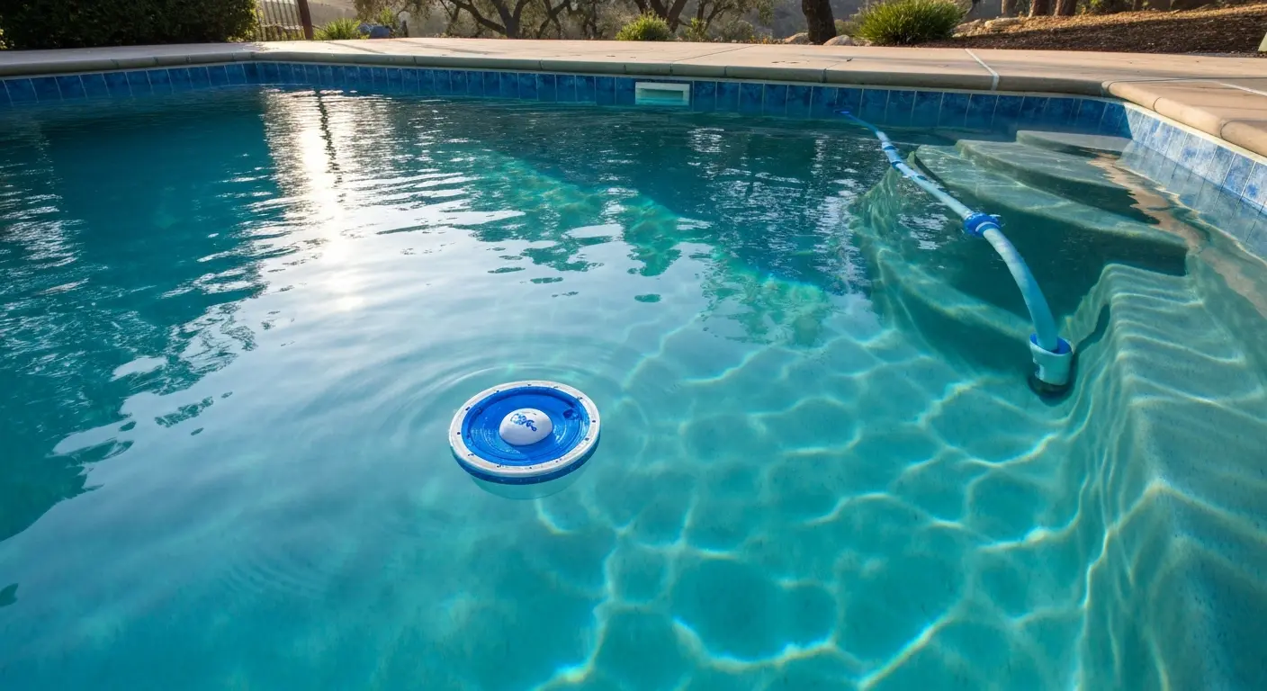 Pool mineral ball installation