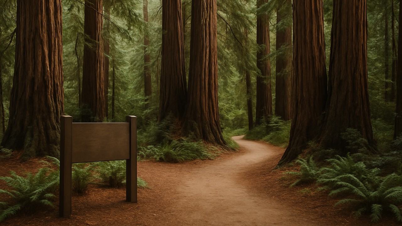 Redwood Grove Nature Preserve in Los Altos, CA