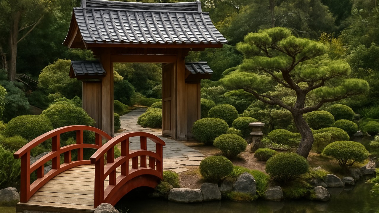 Hayward Japanese Gardens in Hayward, CA