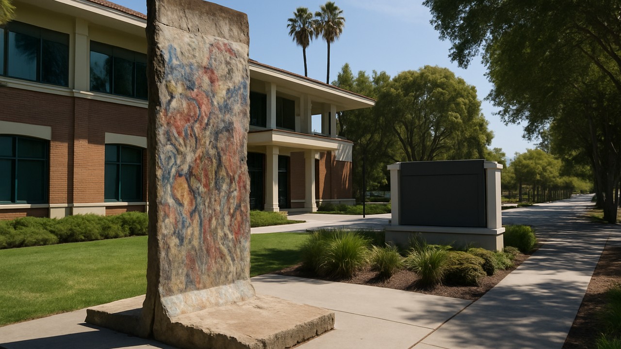 Berlin Wall Section in Mountain View, CA