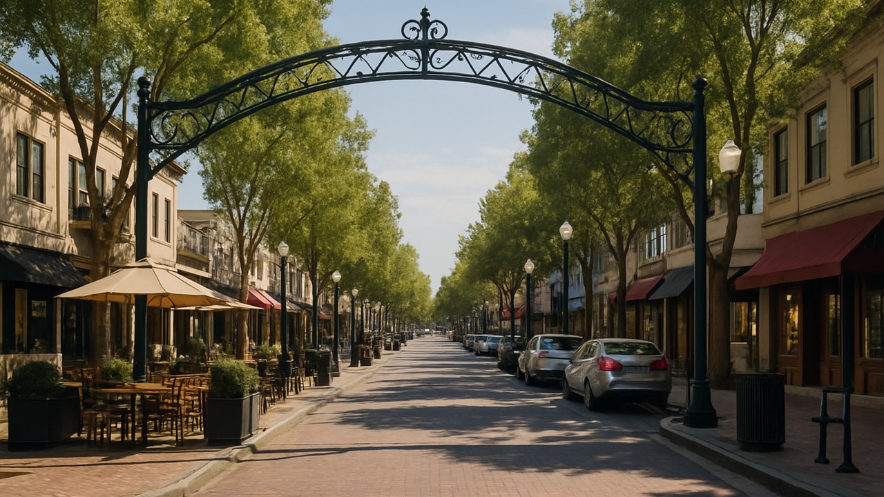 Historic Murphy Avenue in Sunnyvale, CA