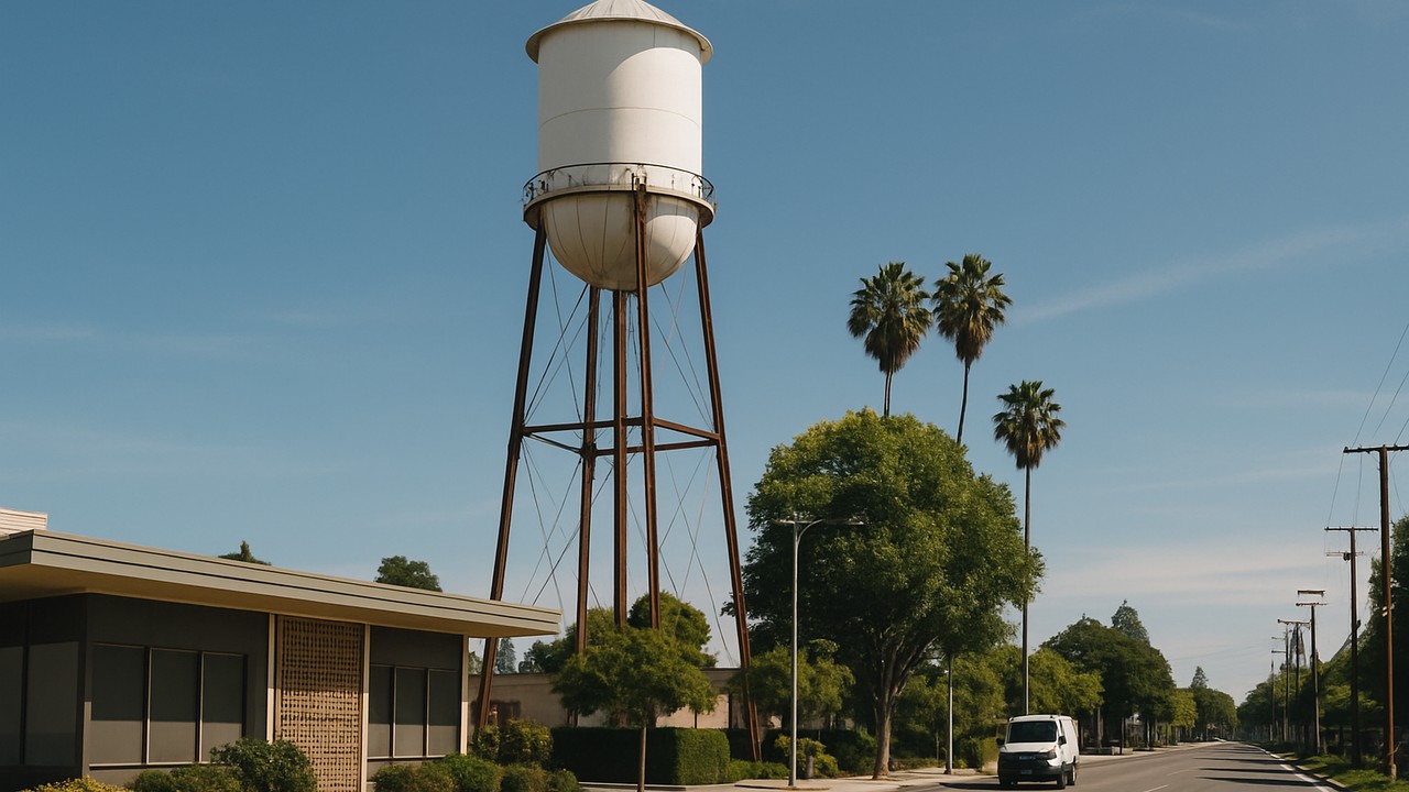 Libby's Water Tower in Sunnyvale, CA