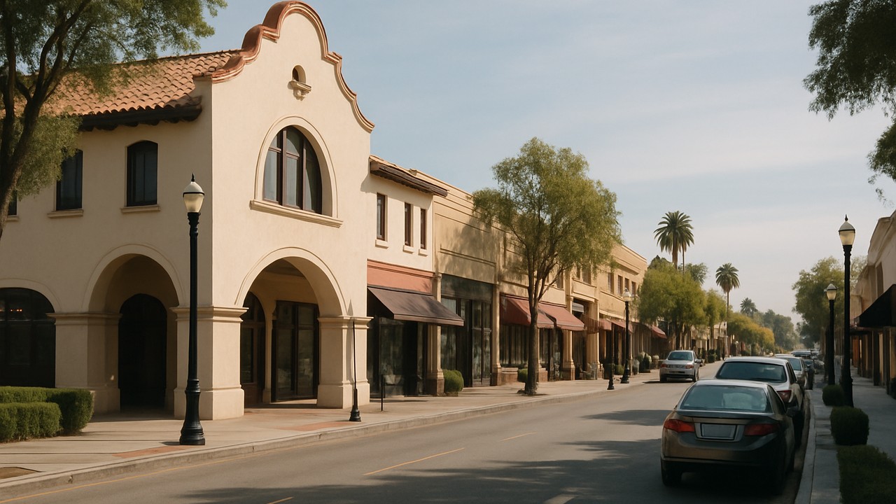 Old Town Santa Clara CA Downtown in Santa Clara, CA