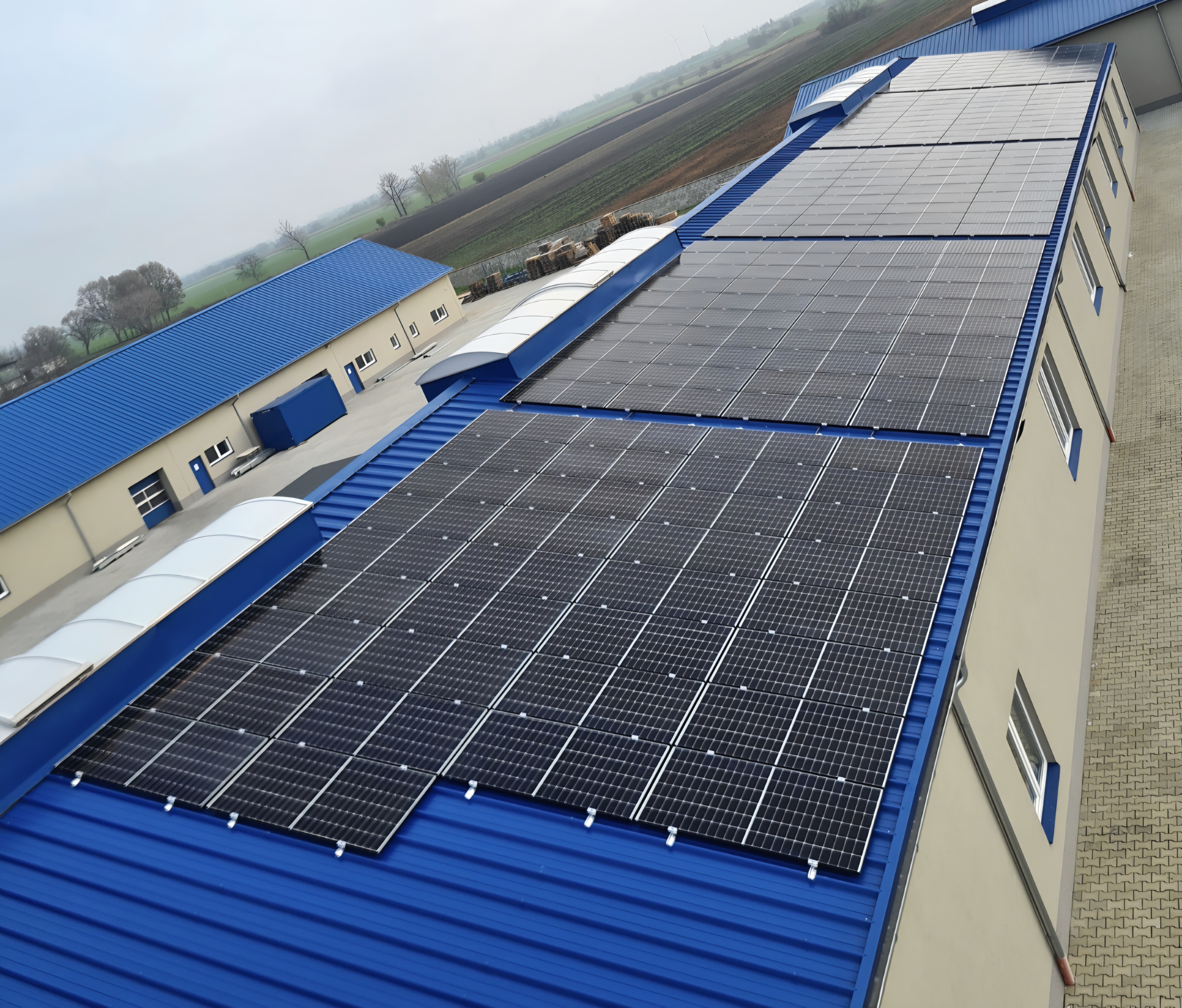Ipari solar kivitelezés