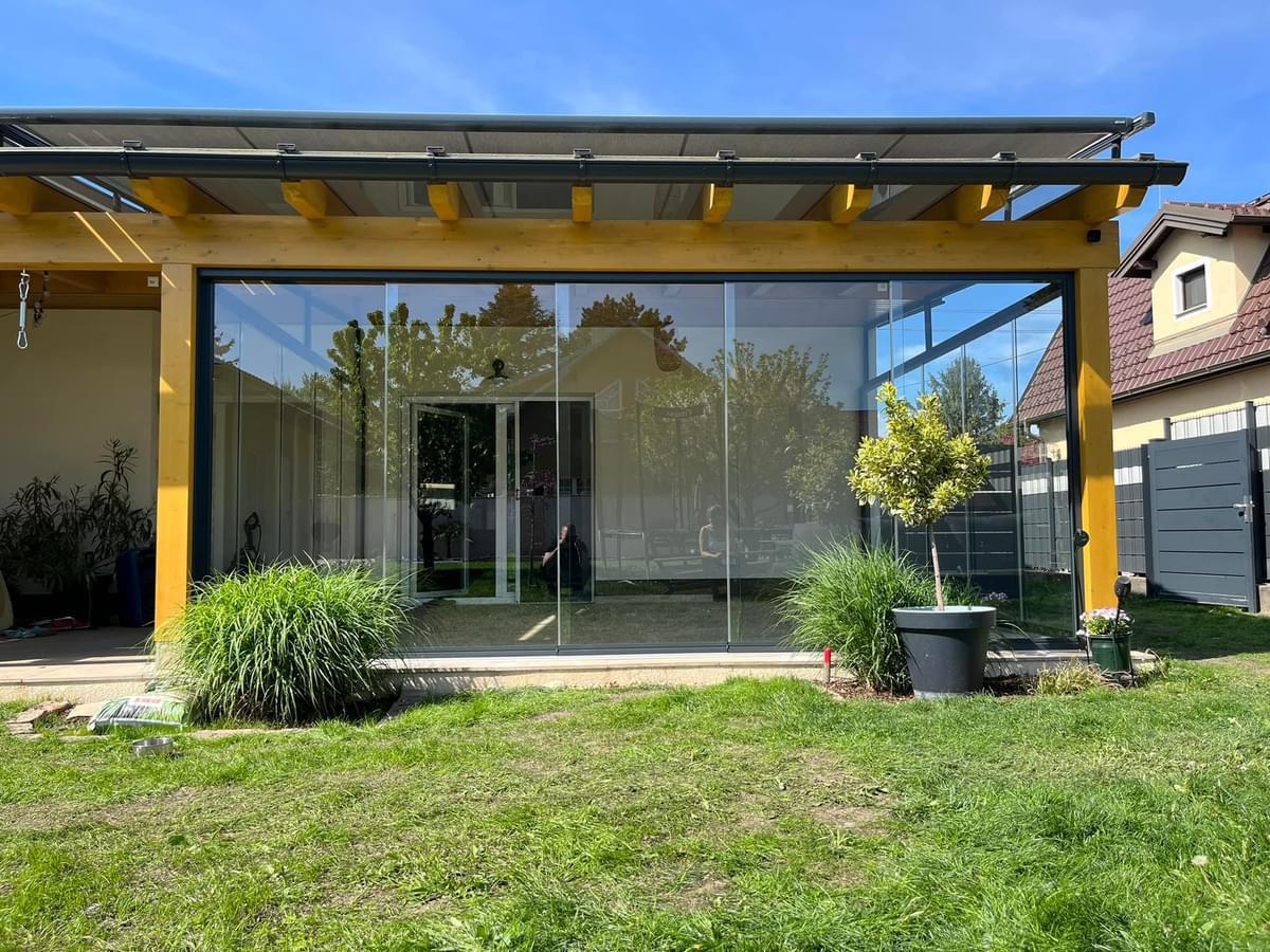Igényes pergola részlet