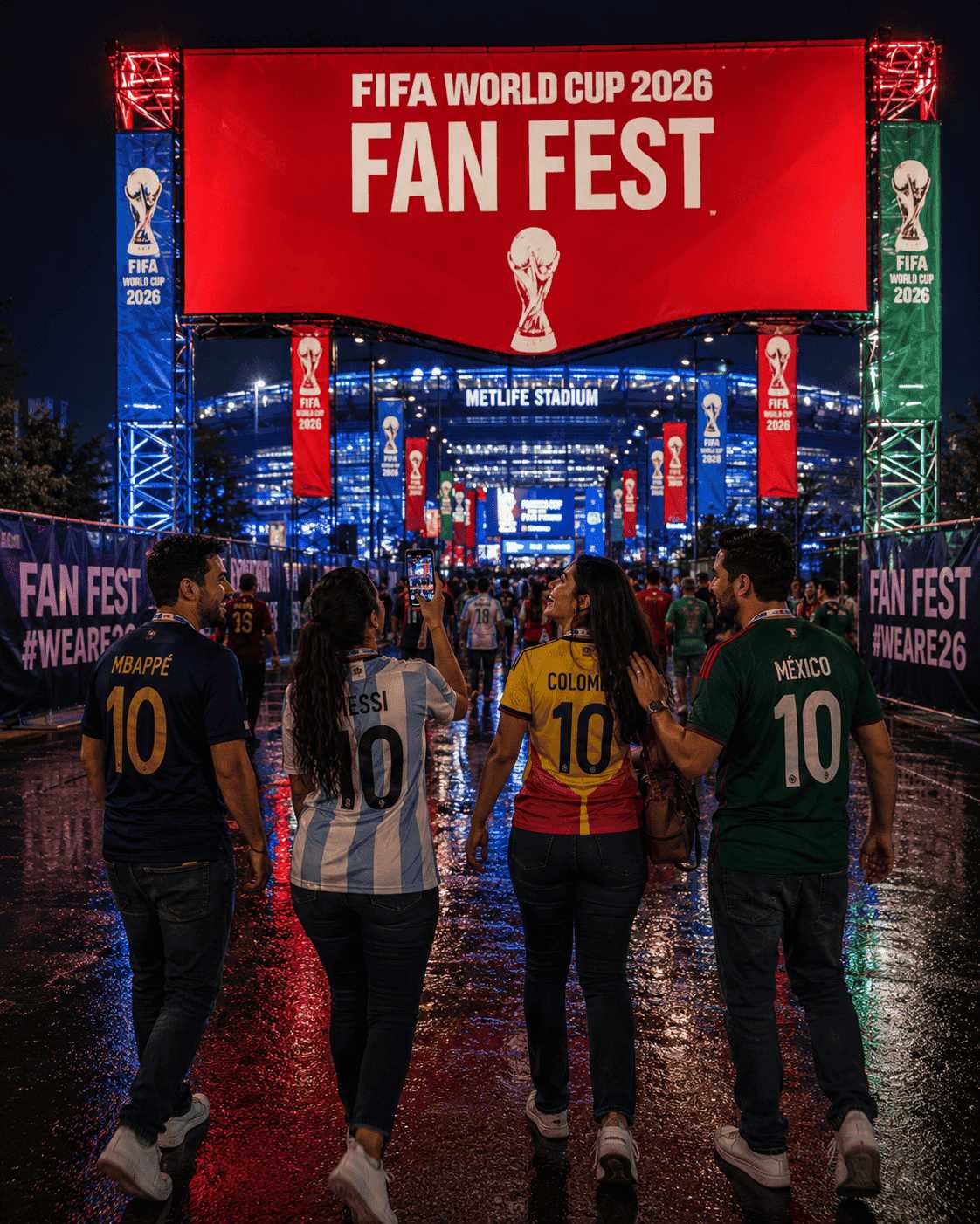 Fan Fest arrival experience