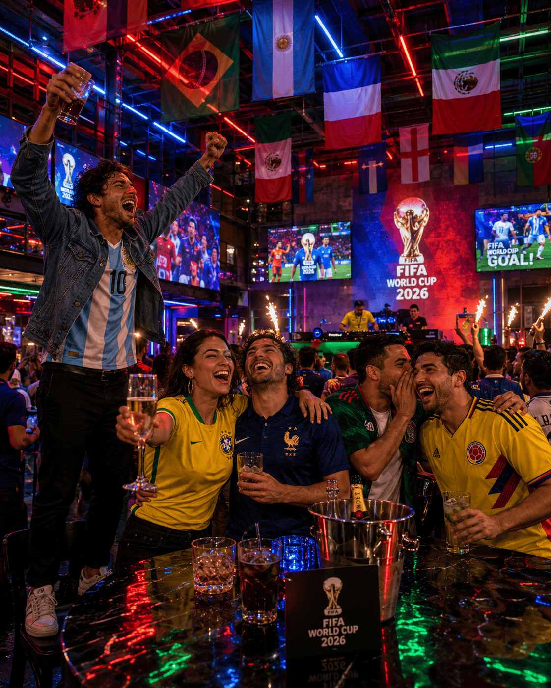 World Cup afterparty in Manhattan