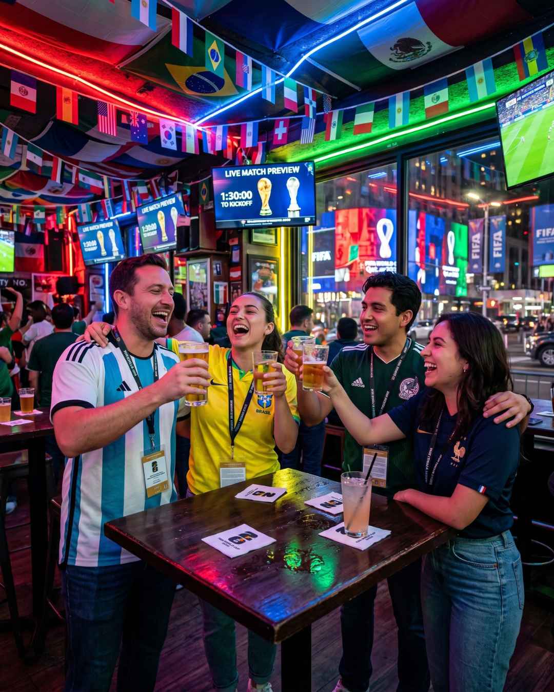 Atlantic City World Cup fan bar pregame experience