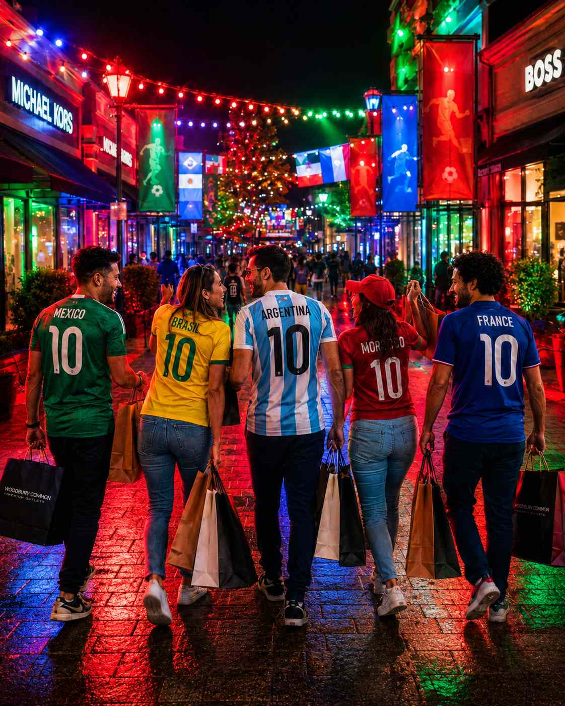 Woodbury World Cup shopping experience