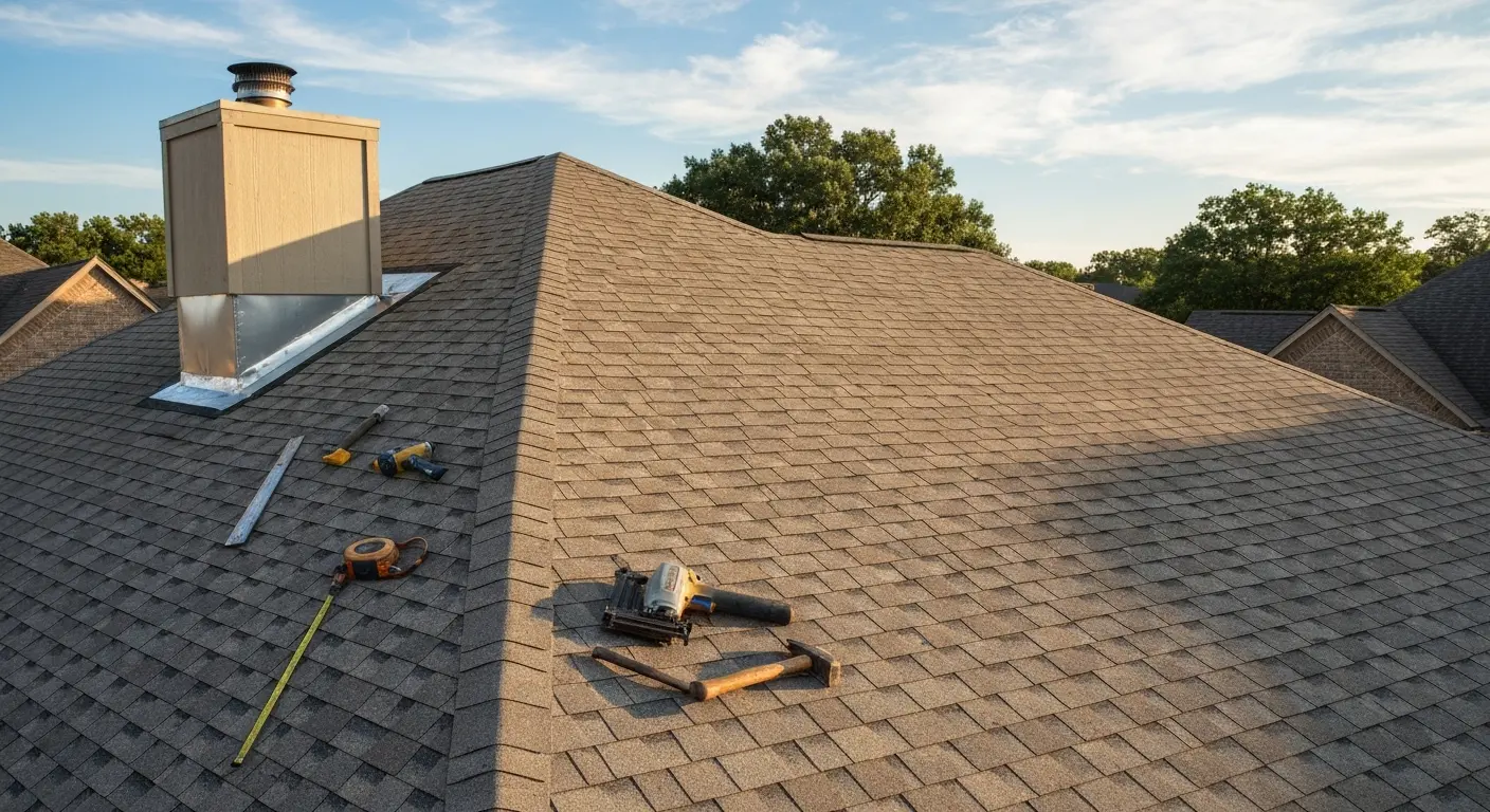 Roof replacement work
