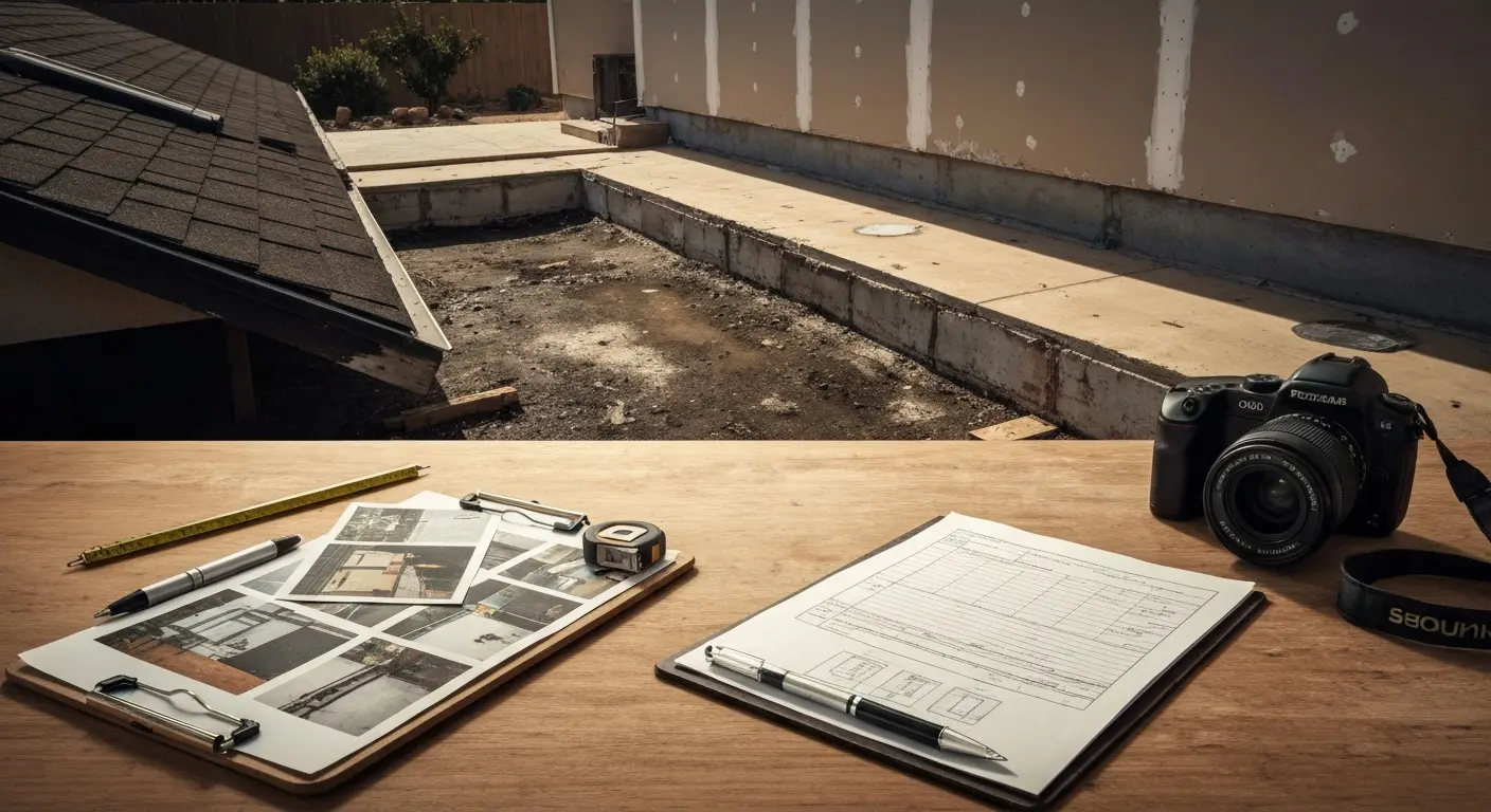 Insurance claim documentation