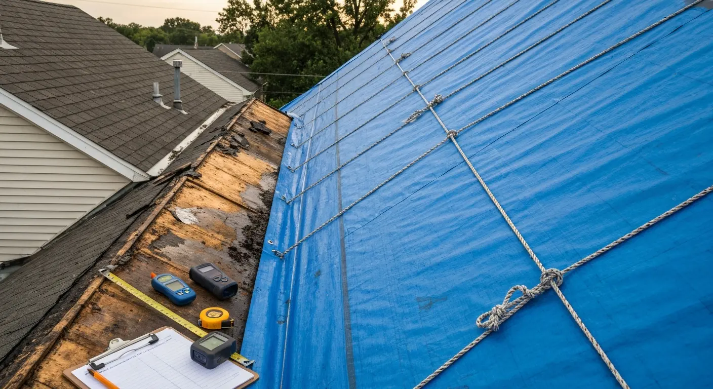 Storm damage repair