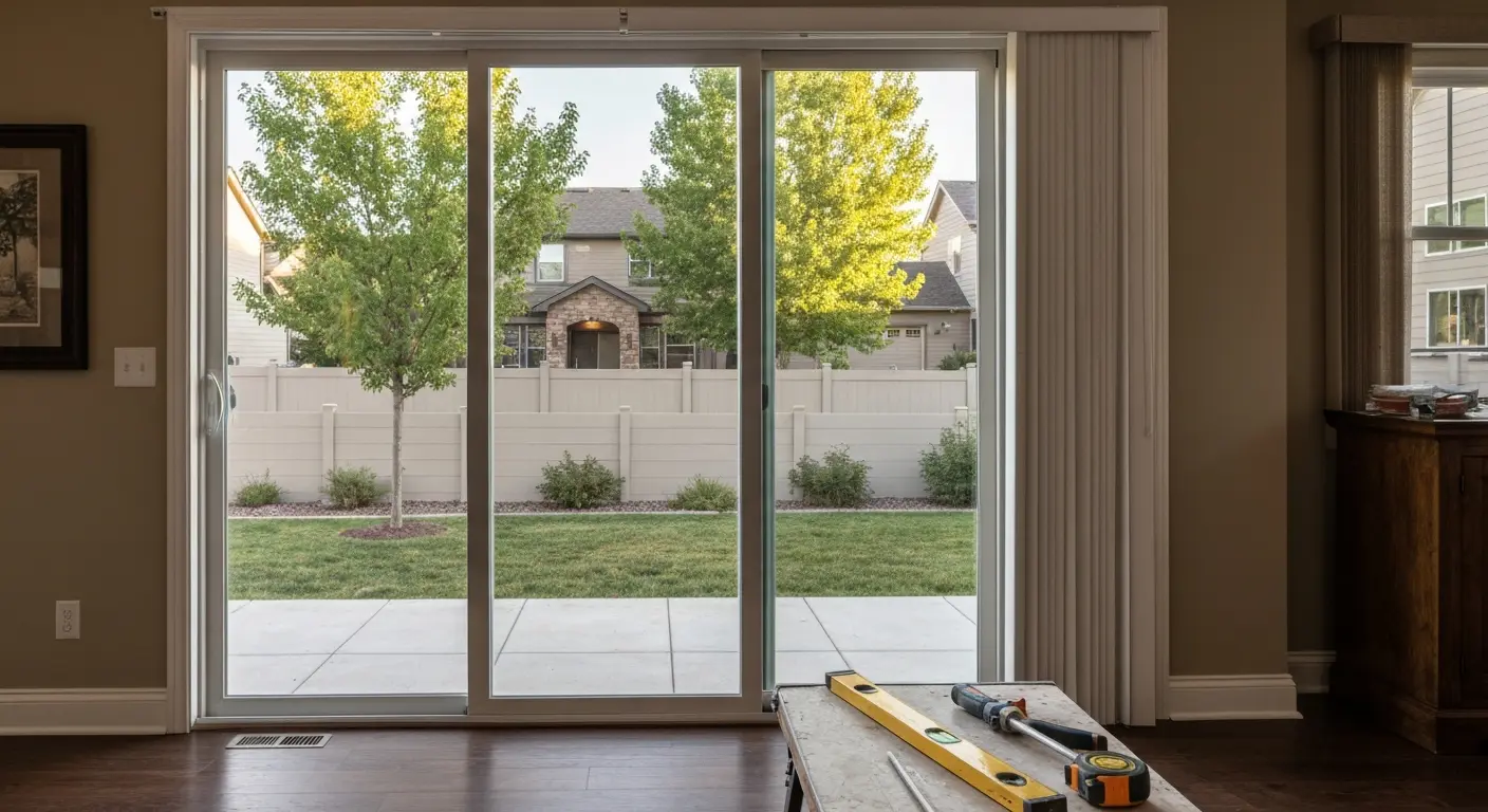 Patio door installation