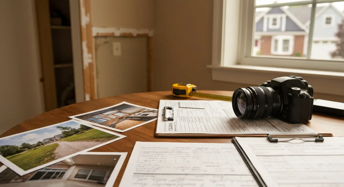 Insurance claim documentation