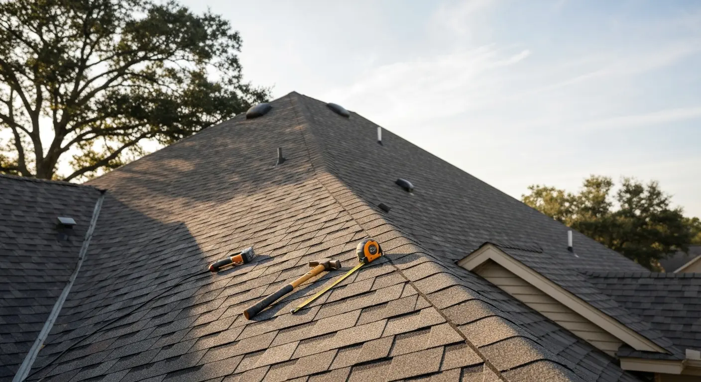 Roof repair work